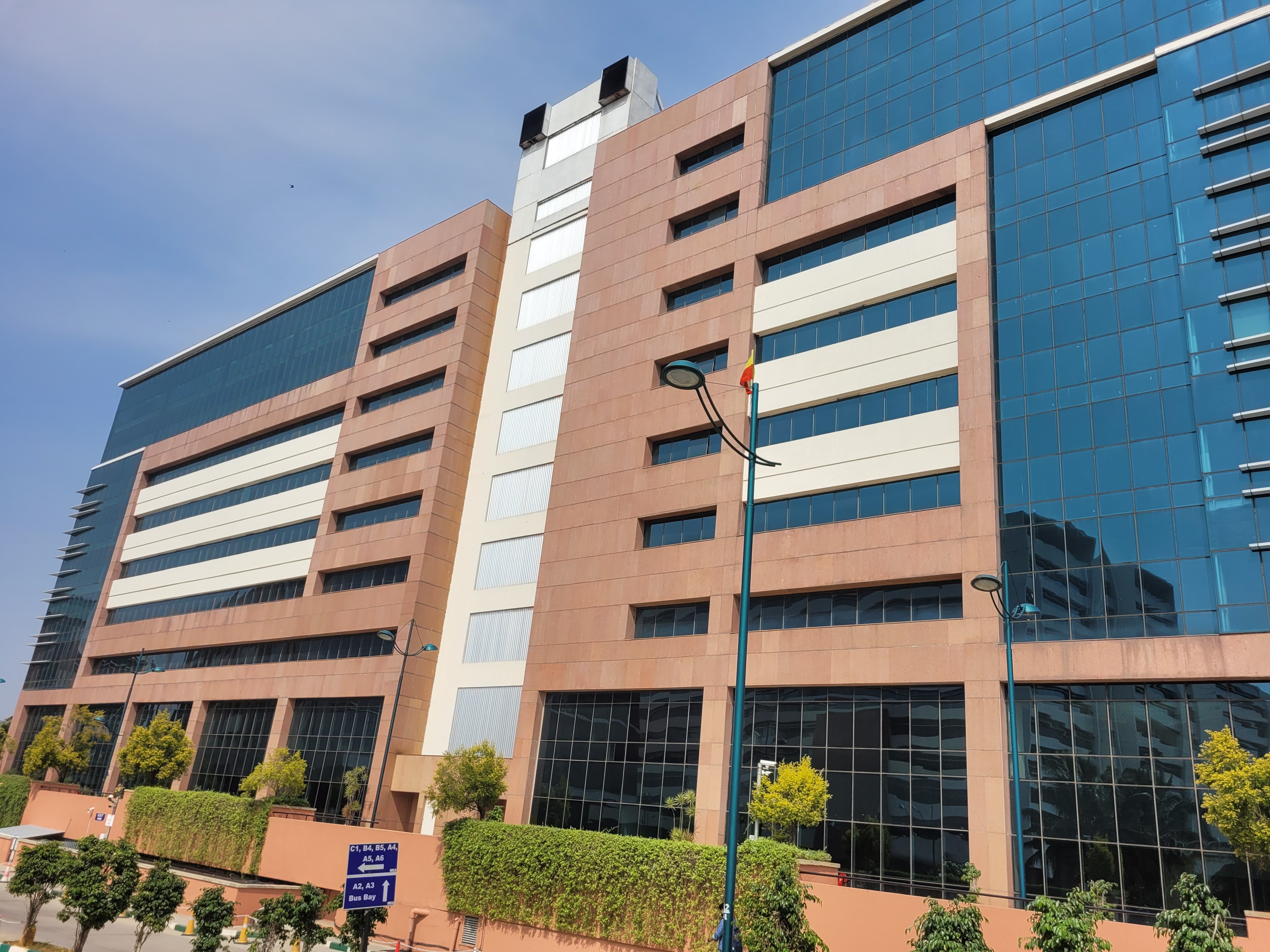 Semi-Unitized Glazinng and Aluminium Vertical Louvers works